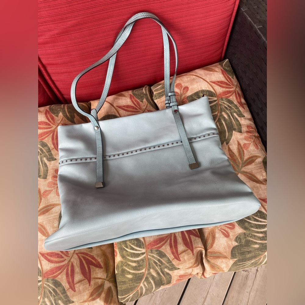 Blush Baby Blue Purse